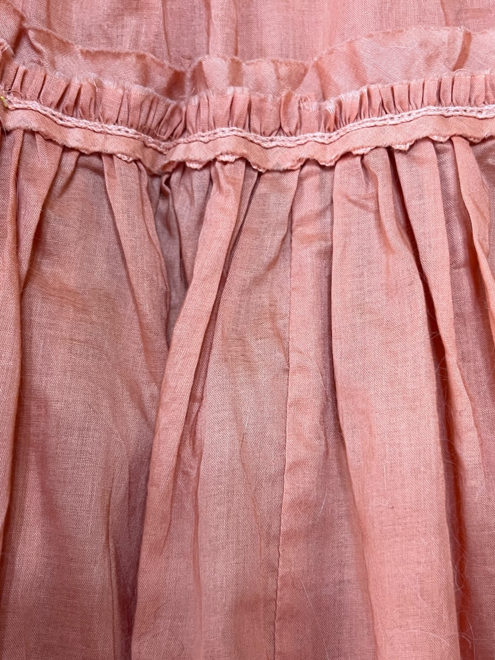 Gianni Bini Peachy Pink Color Boho Tiered A-Line Skirt Size 2 - Picture 11 of 15
